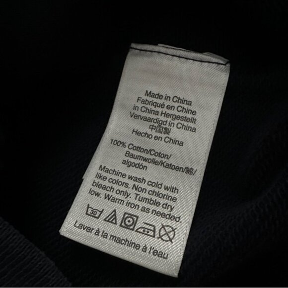 J.Crew Mens Sweatshirt Half-Zip Navy Blue Jacket French Terry Pullover Mock Neck - Picture 6 of 11